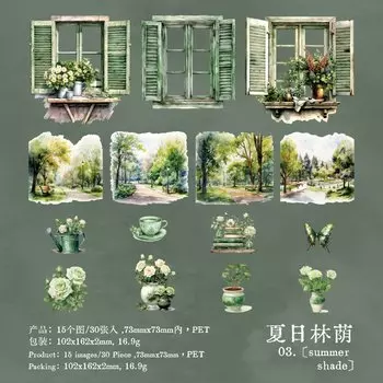 Канцелярские наклейки Alideco, 30 шт.