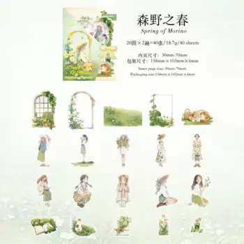 Канцелярские наклейки Alideco 40 шт.