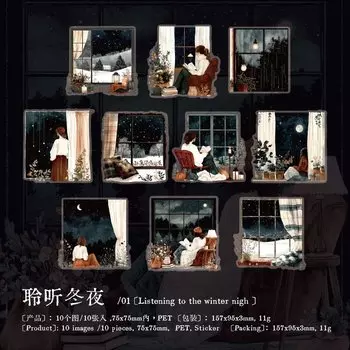 Канцелярские наклейки Alideco