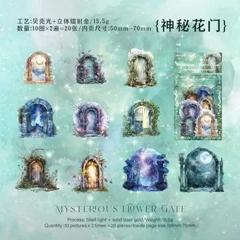 Канцелярские наклейки Alideco "Однажды в стране чудес"