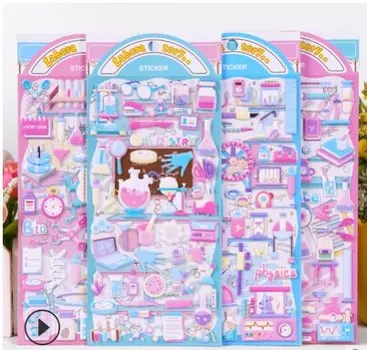 Канцелярские наклейки Amengguo научная лаборатория