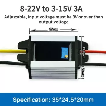 Kangwobei Converter Module понижающий преобразователь 12В 24В в 9В 7.5В 6В 5В 4.2В 3.7В 3.3В 3В