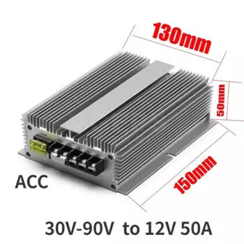 kangwobei DC-DC Buck Module понижающий преобразователь 72V до 12V 60A