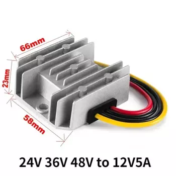 kangwobei DC/DC Конвертер 24V 36V 48V в 12V 5A-20A