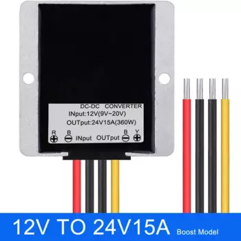 kangwobei Преобразователь напряжения 12В-24В 5-15А