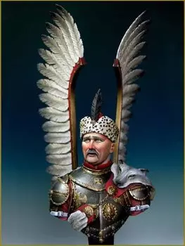 Канифольная статуя полированная кавалерия шлейф Resinking 1/10