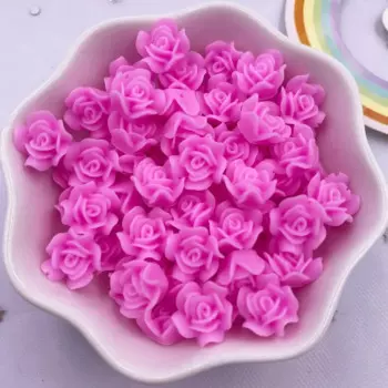 Канифольные цветы роз Diy Super Paradise 10 мм, набор из 100 штук