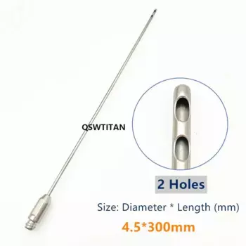Канюля для липосакции QSWTITAN двух отверстий