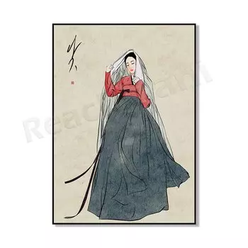 Канвасный плакат "Корейский меч" ReachMani