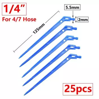 Капельницы для полива KWZL, белые, синие, красные, зеленые, 50 шт