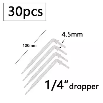 Капельницы для полива WYZXM, пластик, 1/8 дюйма
