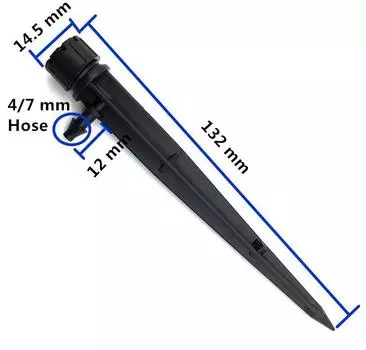 Капельные разбрызгиватели Talk-Satisfied, черные, 6 шт.