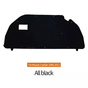 Капот из хлопка с звукоизоляцией для Mazda 3 Sedan 2006 -2013 внутренняя подкладка с автомобильными аксессуарами