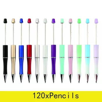 Карандаш черный с бусинами и без чернил, 120 шт.