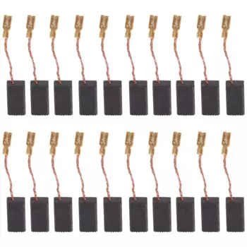 Карбоновая щетка 20 шт., сменная проводящая карбоновая щетка для электродвигателя, дрели 100 5816 мм