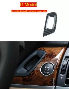 Карбоновое волокно для BMW E70 E71 E72 X5 X6 твердость Кондиционер AC CD панель навигация крышка отделка наклейки авто аксессуары
