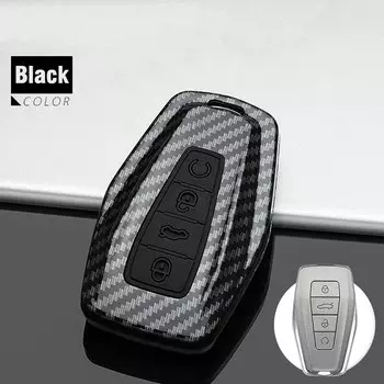 Карбоновый чехол для автомобильного ключа Geely Coolray X6 geometry c Emgrand Global kulrey Hawk GX7 okavango smart Remote Автомобильные аксессуары