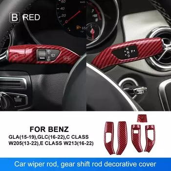 Карбоновый чехол для Mercedes Benz A B C E S GLC CLA GLA GLE GLS CLS GLK ML Class W205 W213 W212, модель W176 W204
