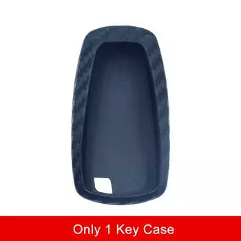 Карбоновый силиконовый чехол для автомобильного ключа для Ford EcoSport Edge ST Escape Pro Explorer F-150 Raptor Fusion Mustang чехол для дистанционного ключа