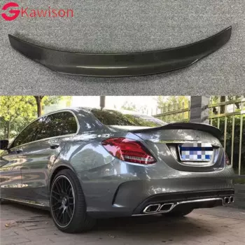 Карбоновый спойлер в стиле E Class W213 PSM с лентой 3M, задний хвостовое крыло, багажник, губа для Mercedes E200 E250 2016-2017, 4-дверный седан