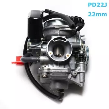 Карбюратор для мотоцикла, 22 мм, для китайских моделей PD22J, 50cc, 60cc, 80cc, 100cc, 139QMB, 139QMA, скутер, мопед, ATV, карта