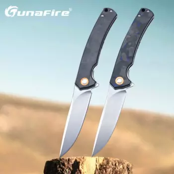 Карманы GT964 из голубого углеродного волокна jackknife, оригинальный подшипник, складной нож для выживания, походные инструменты для повседневного использования