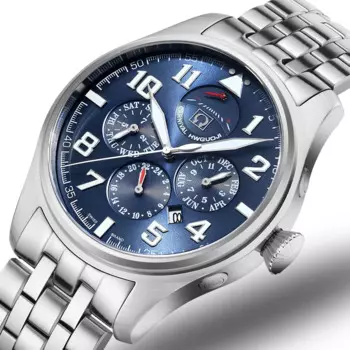 Карнавальные брендовые Роскошные мужские часы Япония MIYOTA автоматические механические мужские часы He Gas 150 м Водонепроницаемые многофункциональные часы C8675-5