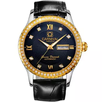 Карнавальные часы, мужские автоматические механические брендовые Роскошные мужские часы, светящиеся сапфировые часы, мужские водонепроницаемые часы, часы для мужчин