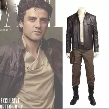 Карнавальные костюмы на Хэллоуин, Звездные войны, 8 Poe Dameron, косплей костюм для мужчин, косплей, последний костюм джедая, костюм