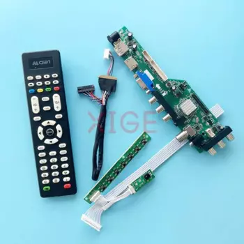 Карта драйвера для контроллера N164HGE-L11/L12 2AV + USB + DHMI + VGA DIY Kit 1920*1080 16,4 "цифровой сигнал DVB матрица ноутбука LVDS 40 Pin