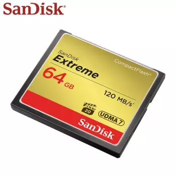 Карта памяти SanDisk Extreme CompactFlash vpg 20 CF Card 32 ГБ 64 ГБ 128 ГБ UDMA7 Оригинальная флэш-карта для камеры