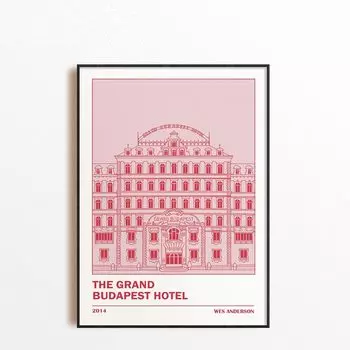 Картина «Большой Будапешт» Angel Wall