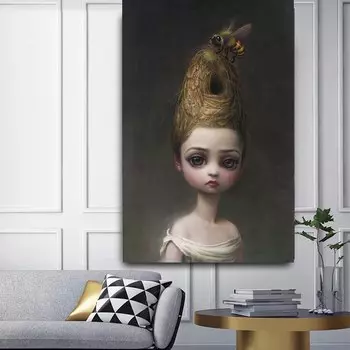 Картина Citon Mark Ryden «Queen Bee»