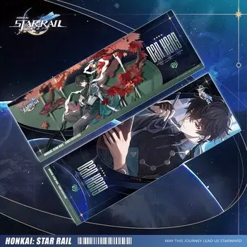 Картина Honkai Star Rail Bailu Seele Jing Yuan Silver Wolf