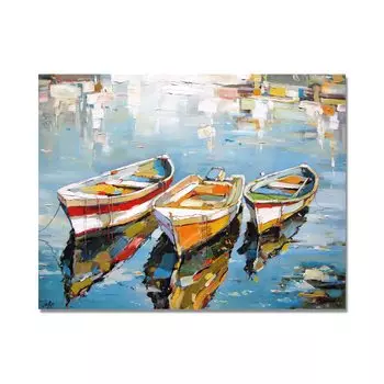 Картина маслом «3 лодки» FajerminArt