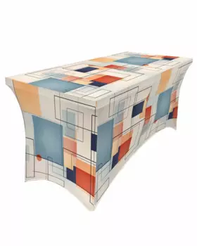 Картина маслом, абстрактная ручная роспись, винтажная юбка, свадебная, гостиничная, день рождения, скатерть для стола, Декор