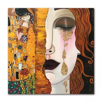 Картина маслом DHRM Поцелуй Адель Данае