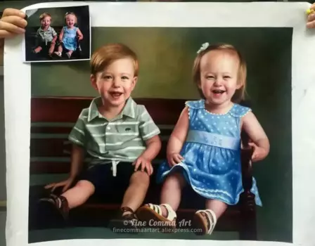 Картина маслом Fine Comma, классический стиль