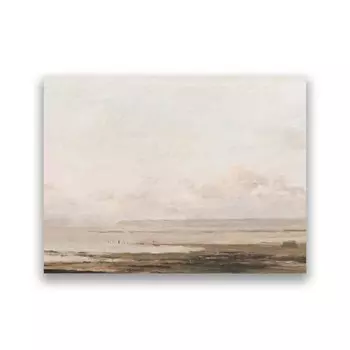 Картина маслом "Розовый туманный пляж" Ilan grace