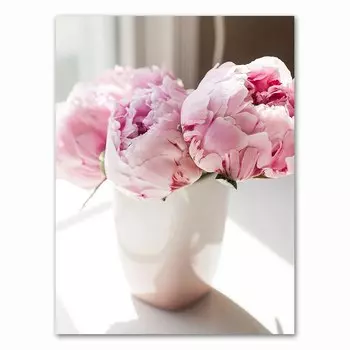 Картина на холсте AliPaint Печать с изображением пиона