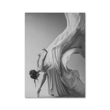 Картина на холсте балерина WJWANG