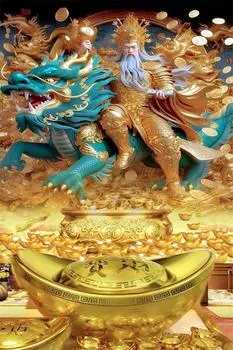 Картина на холсте «Бог богатства»