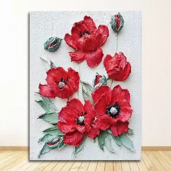 Картина на холсте DHRM, абстрактная, современная