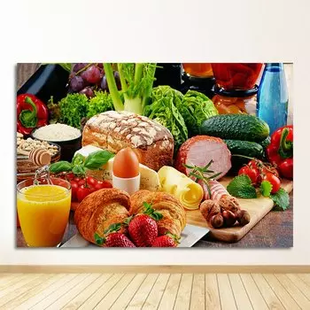 Картина на холсте DHRM Еда
