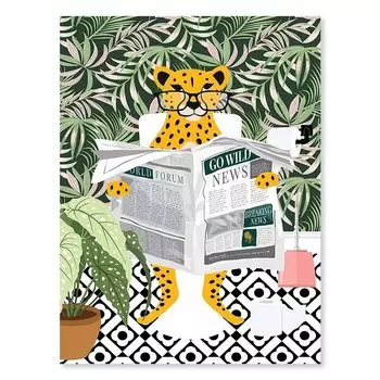 Картина на холсте DHROOM Тропические животные