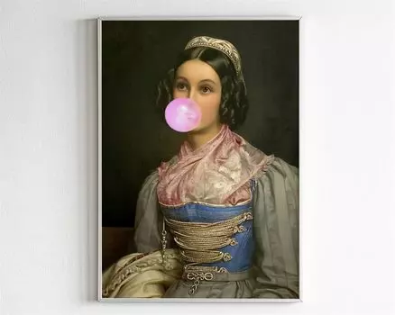 Картина на холсте Fashionista Неоклассика / постмодерн