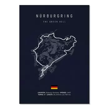 Картина на холсте Formula 1 AUTOMOTIVESHENYI