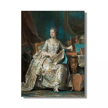 Картина на холсте HALFLEMART Мадам Помпиду