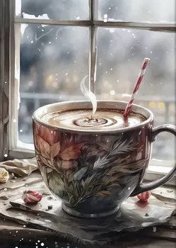 Картина на холсте HALFLEMART Винтер Сцены