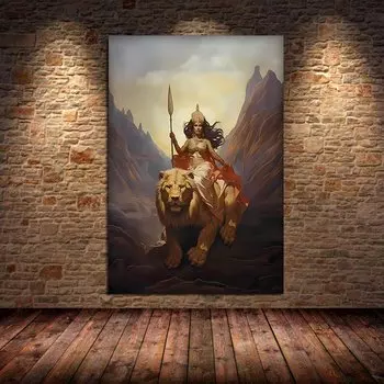 Картина на холсте "Индийские боги"